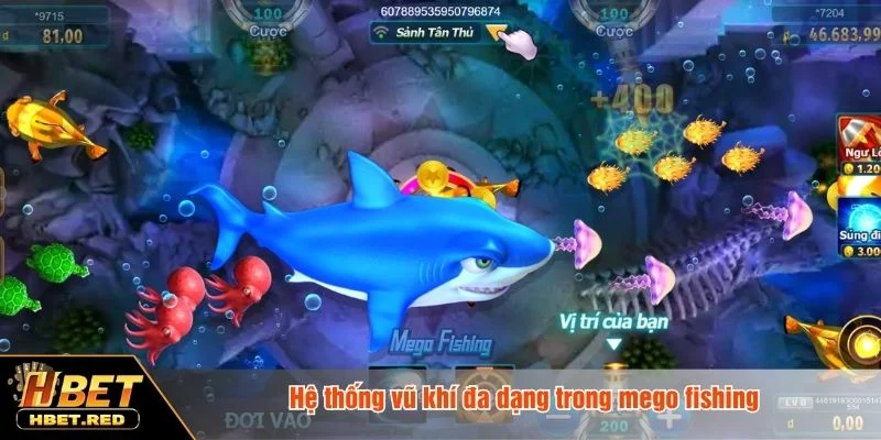 Mego fishing ghi dấu ấn nhờ kho vũ khí ấn tượng
