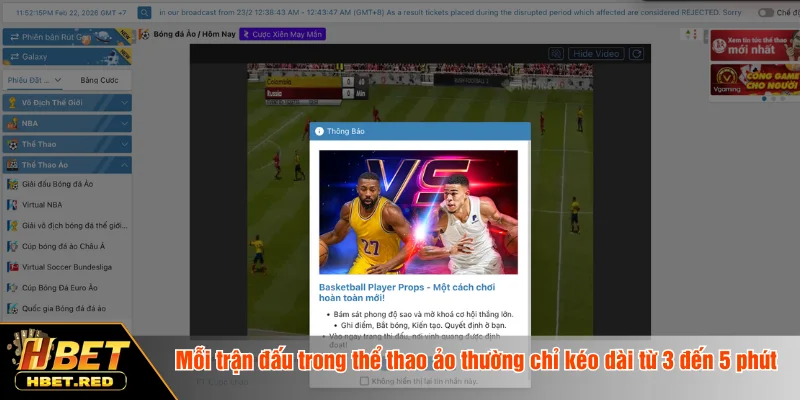 Thể Thao Ảo - Trải Nghiệm Giải Trí Đỉnh Cao Tại HBET Mỗi trận đấu trong thể thao ảo thường chỉ kéo dài từ 3 đến 5 phút